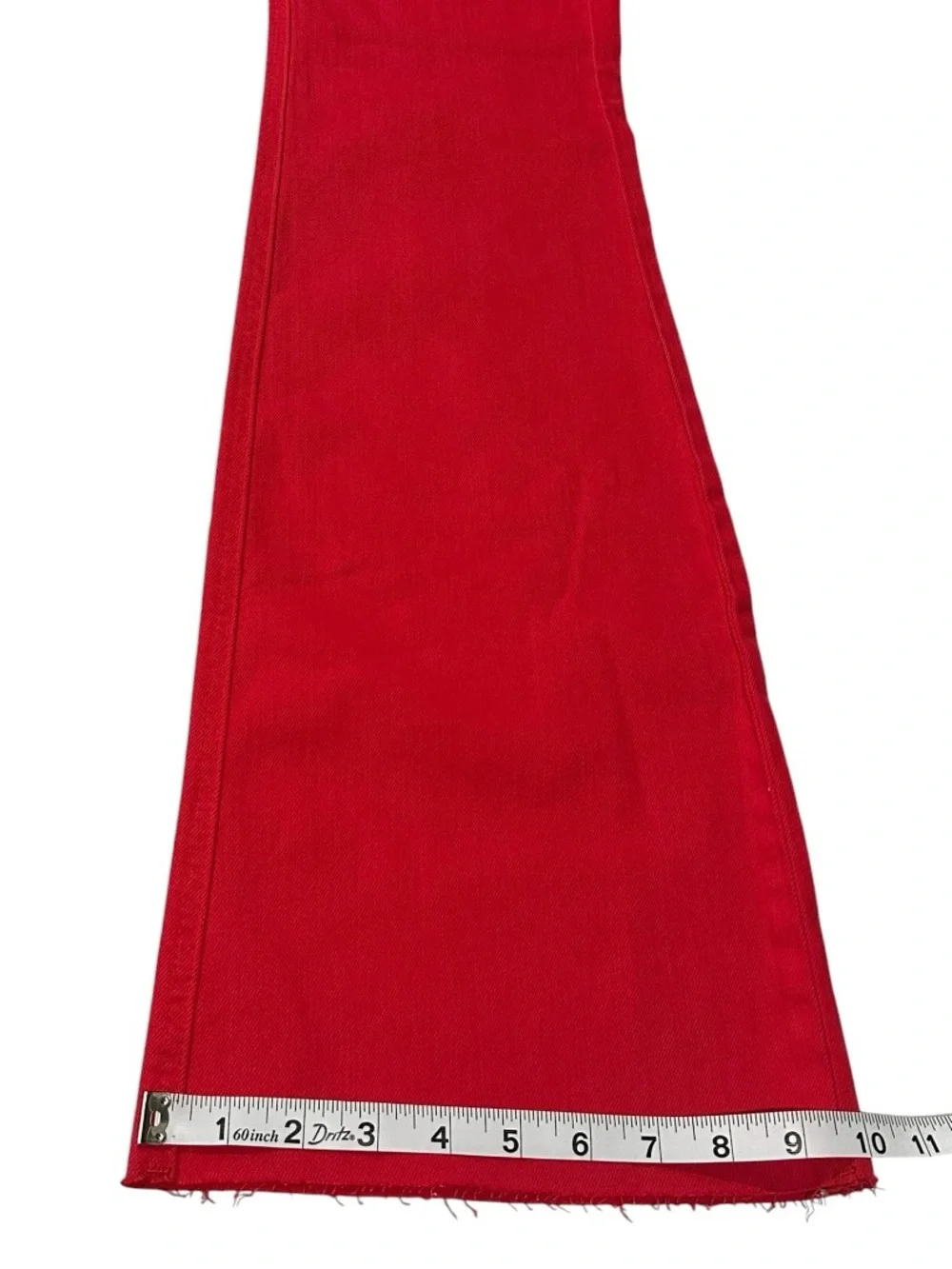 Judy Blue High Waist Tummy Control Garment Dyed Red Flare Jeans 5/27